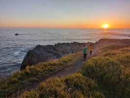 Sunset in Mendocino