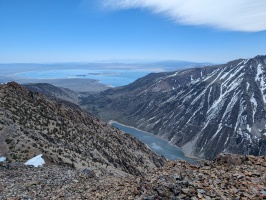 Looking down into Lundy canyon