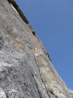 This is the 5.10a pitch (50 crowded variation)