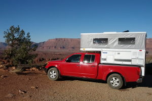 Morning in the parking lot. Off to the climb after cooking breakfast...