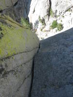 Looking down the 2nd pitch of Igor Unchained