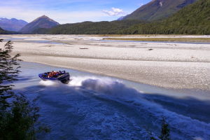 Jet boating is a popular tourist activity!