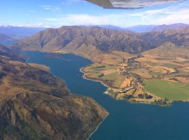 Lake Wanaka from the air