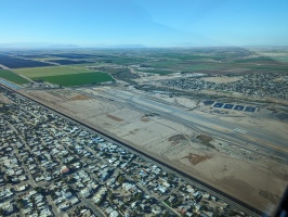 About to clear customs at Calexico (sister city of Mexicali)