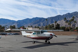 Hank at Palm Springs airport