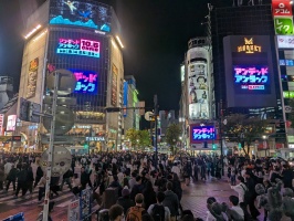 Shibuya crossing is always fun!