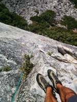 Looking down the 2nd pitch of The Line