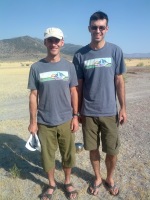 Waking up in the desert... everyone made fun of us for wearing identical outfits. Not intended, I swear!