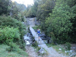 Starting the hike to Cochamo - La Junta