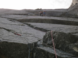 And then an amazing 5.10+ finger crack. Pitch 2 is awesome!