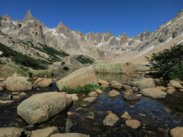 The highest peak is Refugio Principal, which we climbed that day