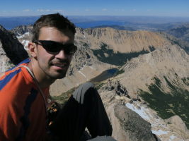 On the summit of Torre Principal