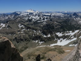 Looking into Chile from the summit