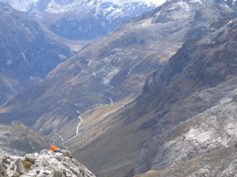The roads in Peru are steep!