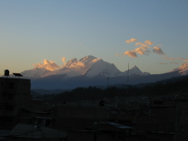 sunset from the patio