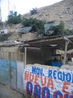 small community on the road to Huaraz