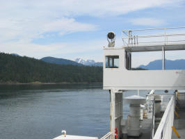 On the ferry to Powell River