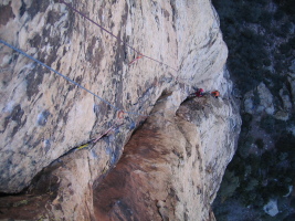 looking down at the second pitch