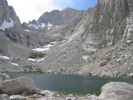 Upper Boy Scout Lake - where I camped