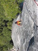 Here I am working the sweet 5.9 hands section on the 3rd pitch