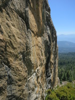 Steep wall with a lot of fun sport climbs