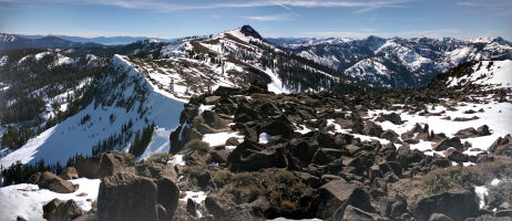 Panorama from the top of Mt Anderson