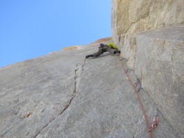 Stemming on sweet Sierra granite - it doesn't get any better than this!
