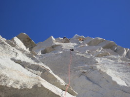 The rappels go by very quickly with an 80m rope