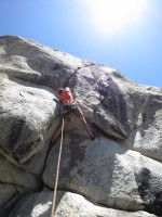 The lower crux (5.10d)