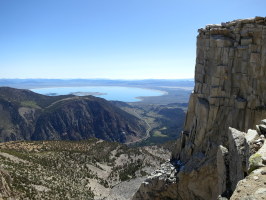 Third Pillar of Dana with Mono Lake, making for an amazing backdrop