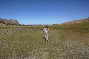 After hiking up a rocky slope, you reach this flat plateau... very surprising, and a beautiful hike