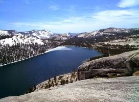 Half Dome in the background