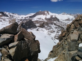 View of Conness from the top of False White