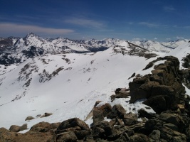 Mt Dana on the left