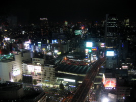 Night view from my room