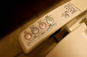 The toilets in Japan are high tech
