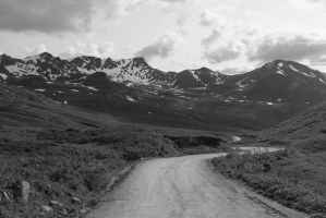 Beautiful road on the other side of Hatcher Pass