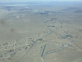 Inyokern airport in the foreground, and China Lake AFB in the distance