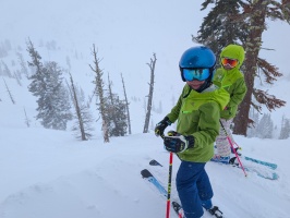 Some good powder days in April!