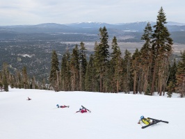 Belly sliding demonstration