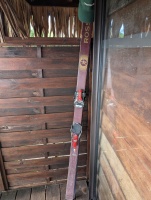 Random old pair of skis at the dive shop :)