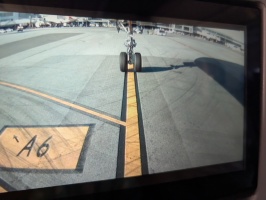 Pretty impressive center line tracking by the pilots on this flight :)