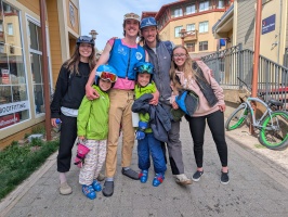 Ran into their fun ski coaches :)