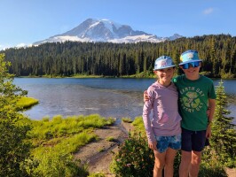 Driving around to the other side of Rainier