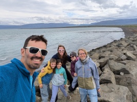 Met up with Artur and Kasia in the middle of Iceland!