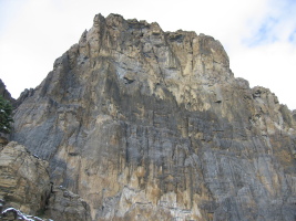 the upper walls of Castle Mountain
