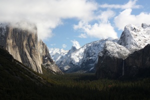 Yosemite after a fresh snowfall