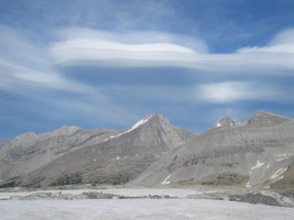 funky cloud above Mount Sarrail