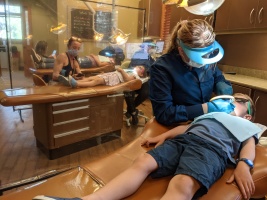 Followed by a dentist visit, on the last day of school