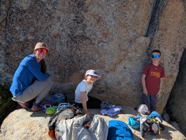 Part 3 out of 3 - rock climbing at the summit